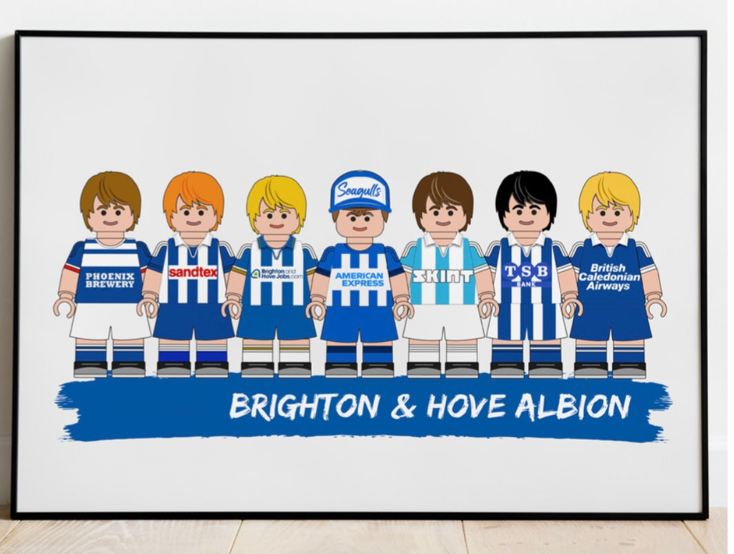 Lego & Starwars Football Print