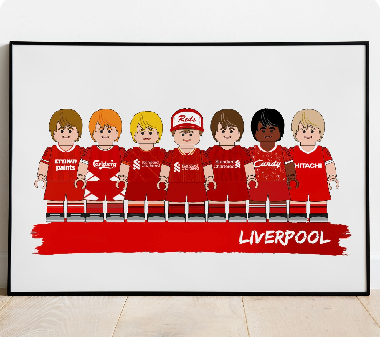 Lego & Starwars Football Print