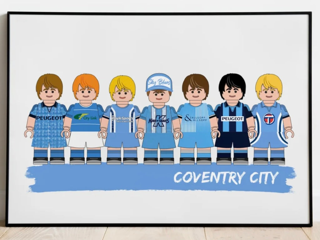 Lego & Starwars Football Print
