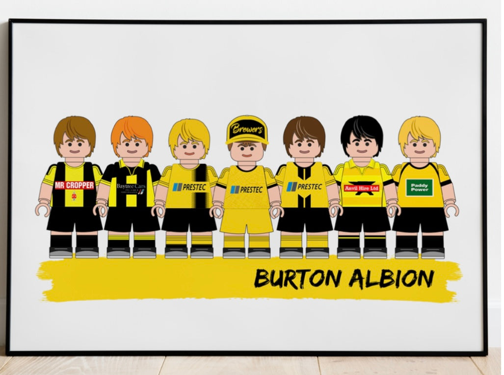 Lego & Starwars Football Print