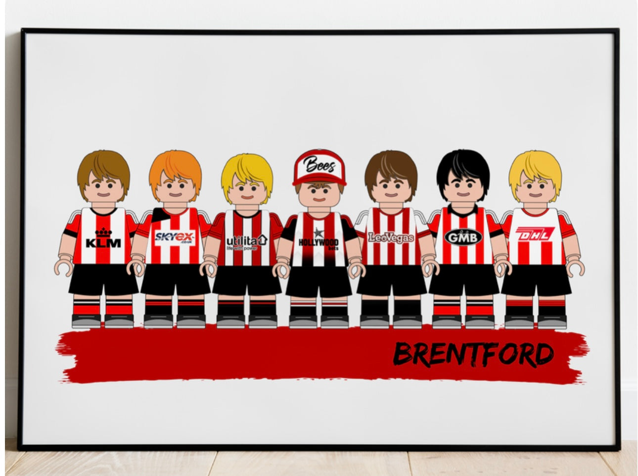 Lego & Starwars Football Print