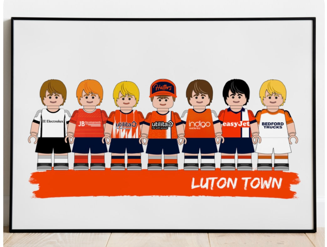 Lego & Starwars Football Print