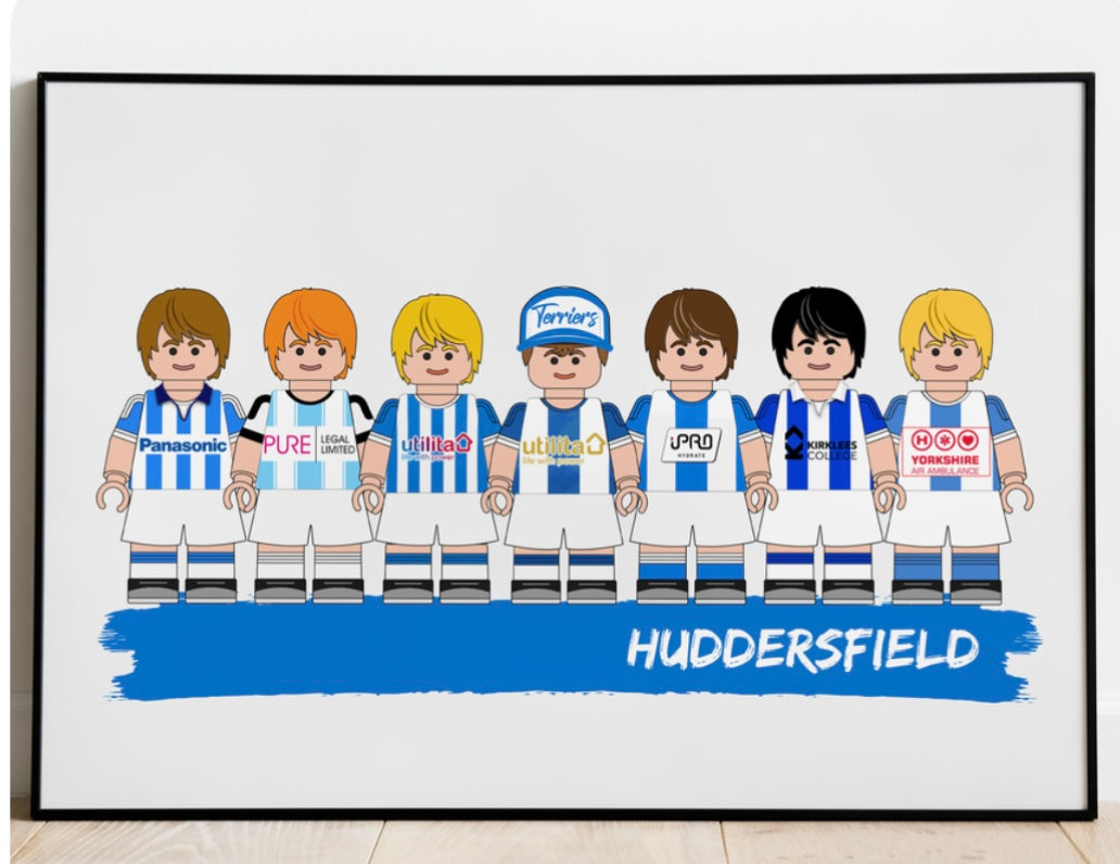 Lego & Starwars Football Print