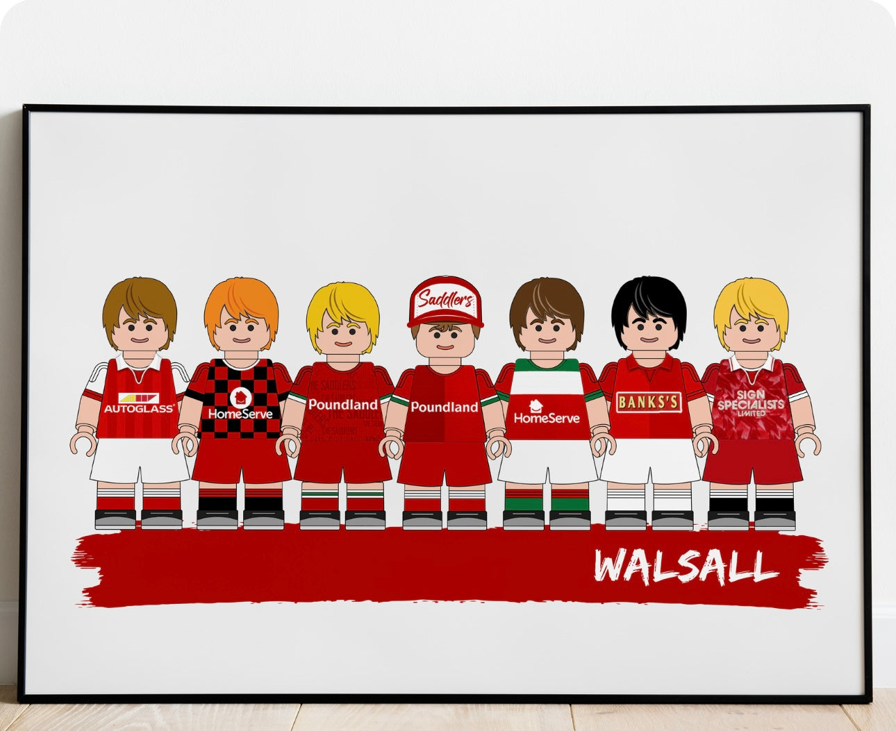 Lego & Starwars Football Print