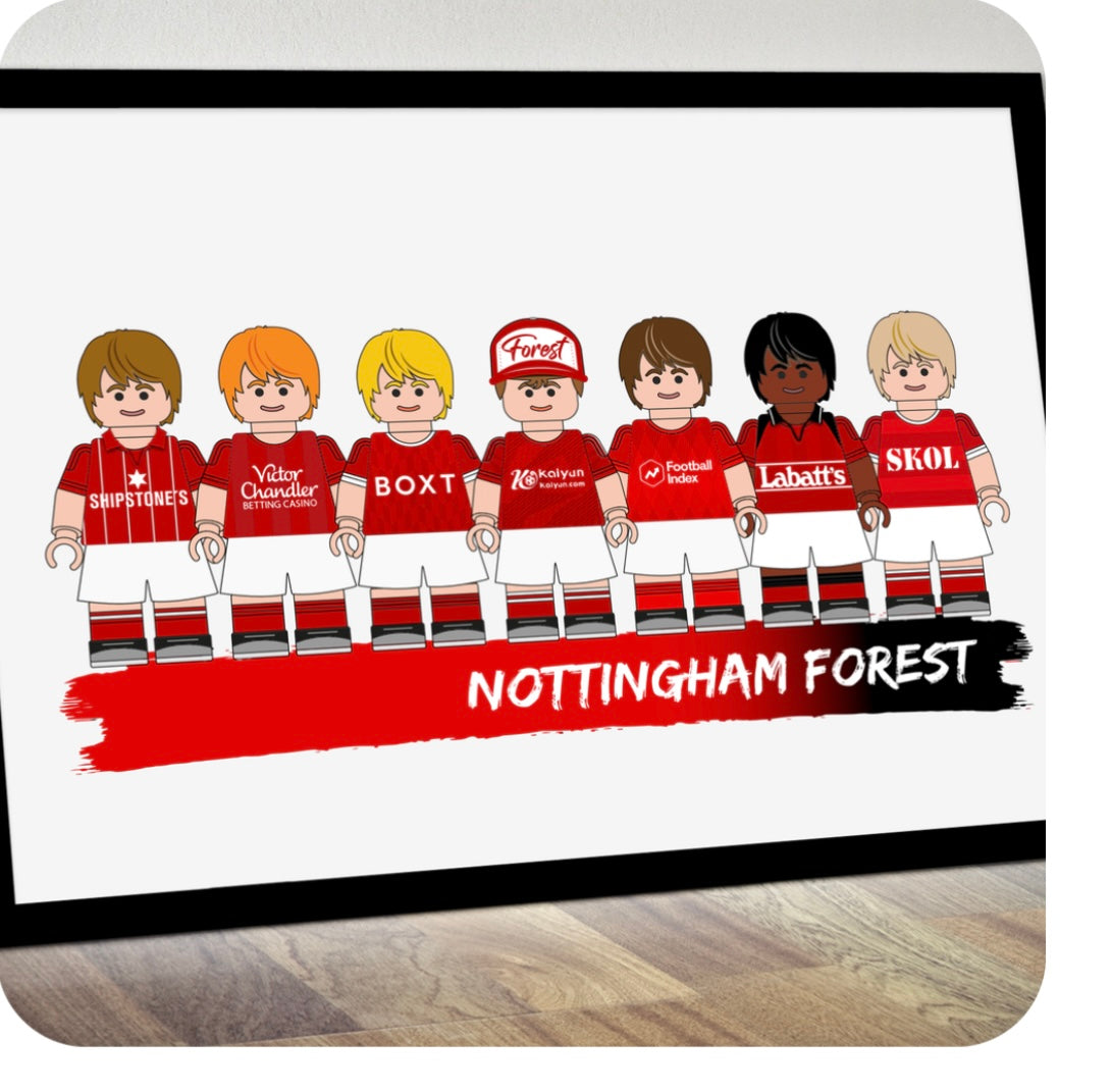Lego & Starwars Football Print