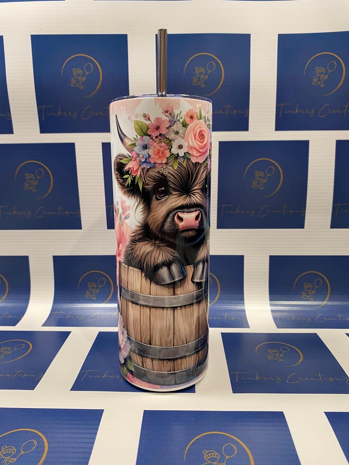 Highland Cow Tumbler - 20oz
