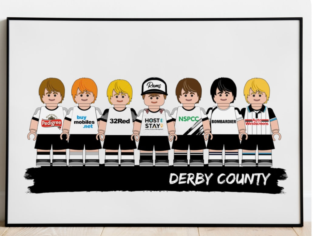 Lego & Starwars Football Print