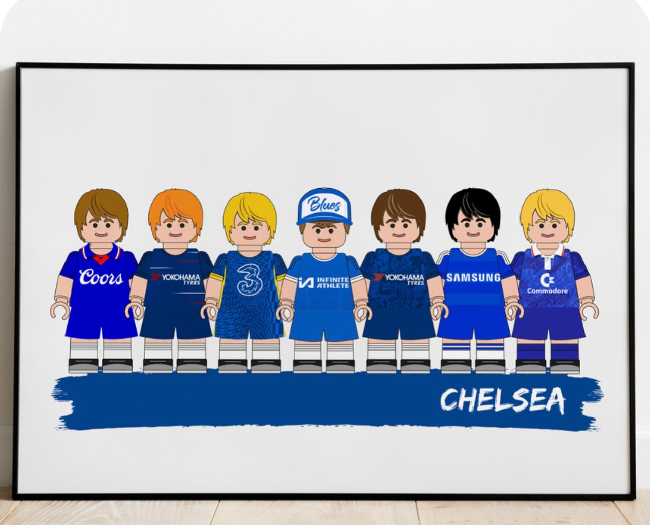 Lego & Starwars Football Print