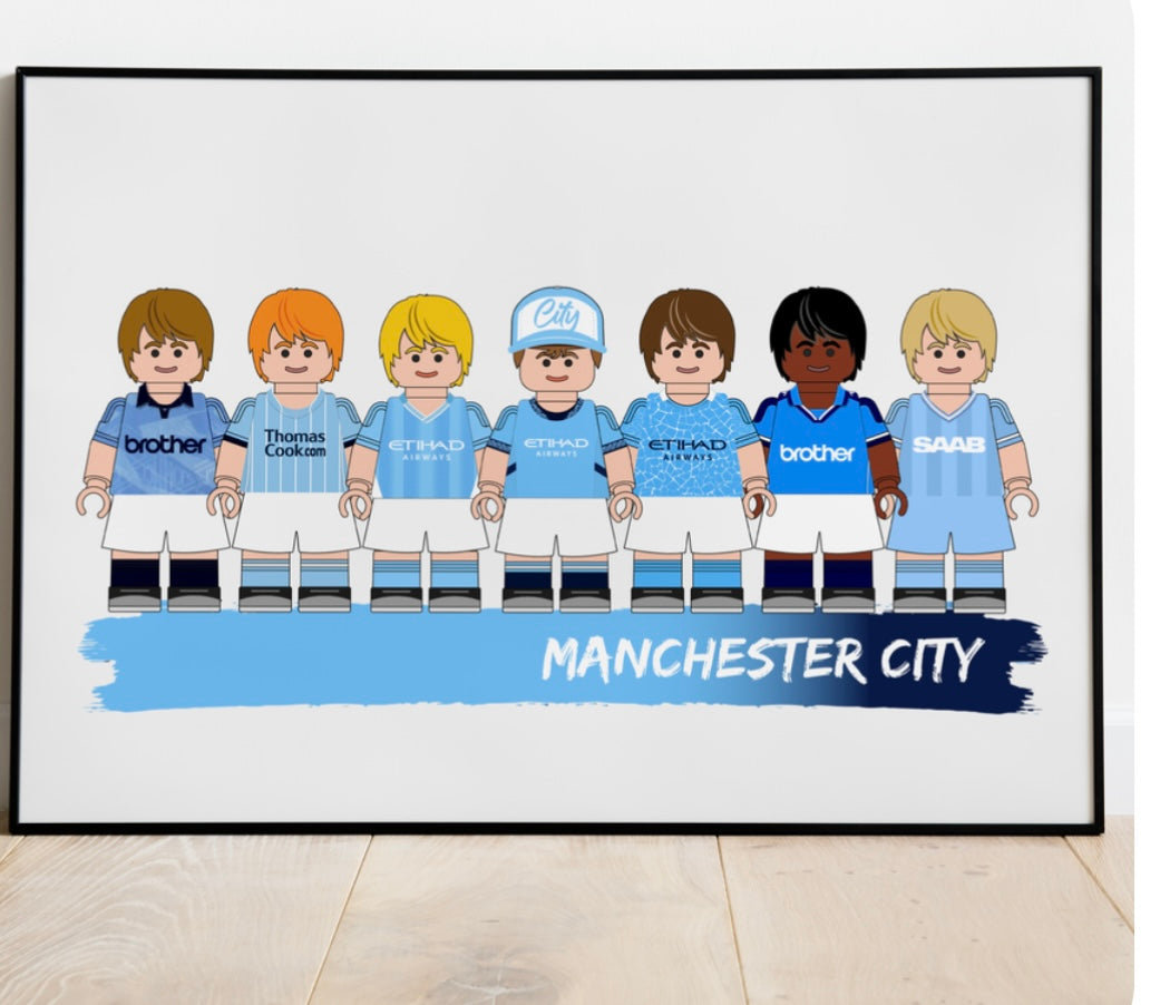 Lego & Starwars Football Print