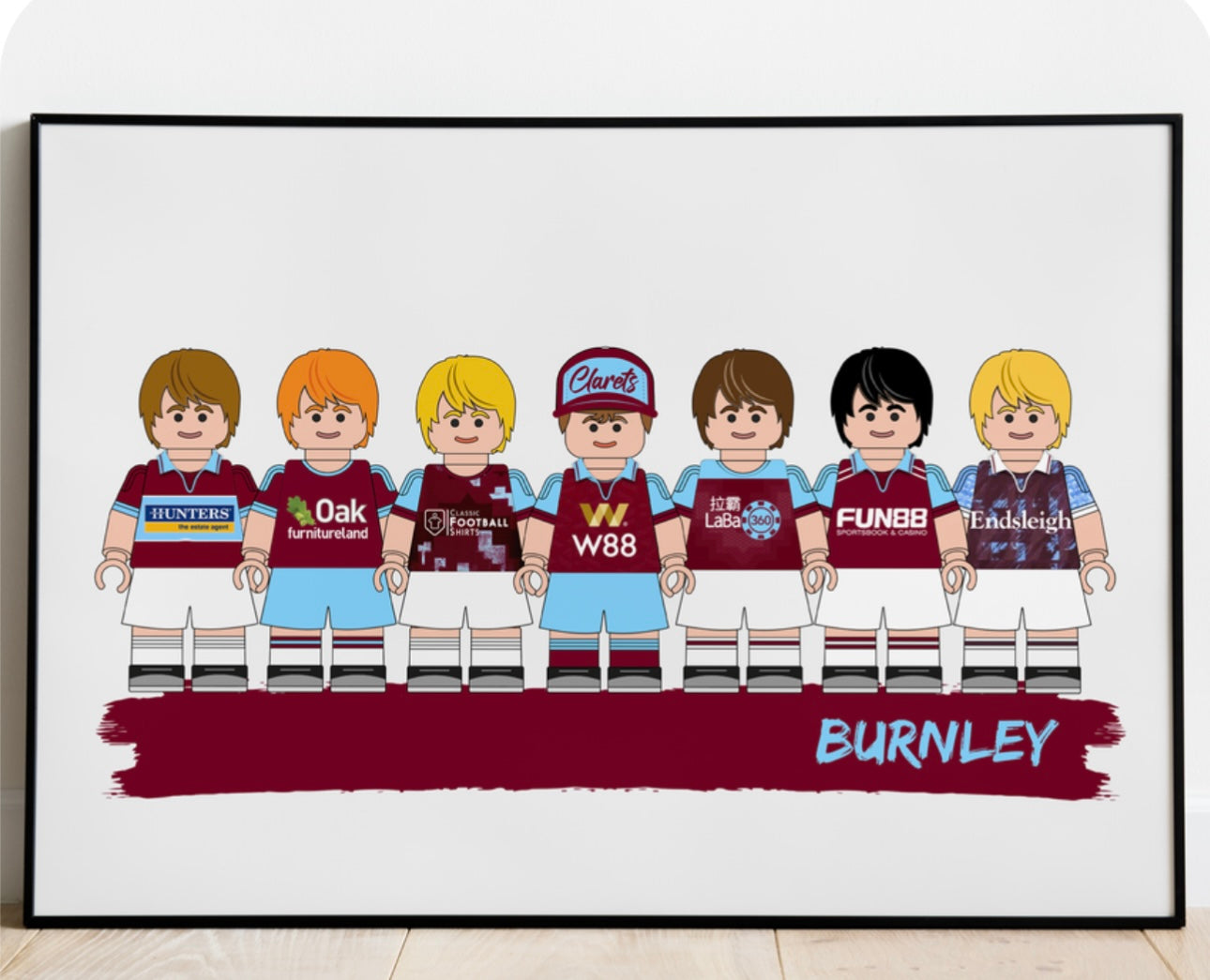 Lego & Starwars Football Print