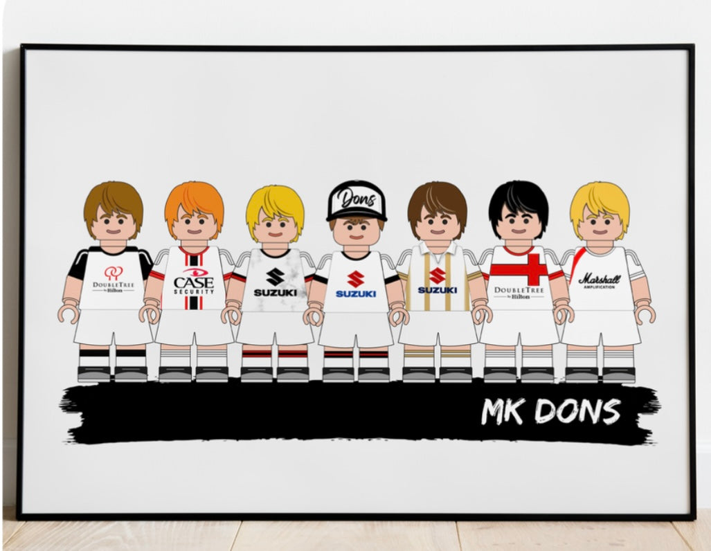 Lego & Starwars Football Print