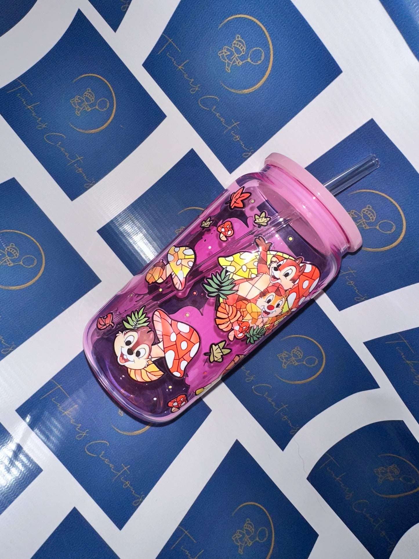 Autumn Chip & Dale Disney Tumbler