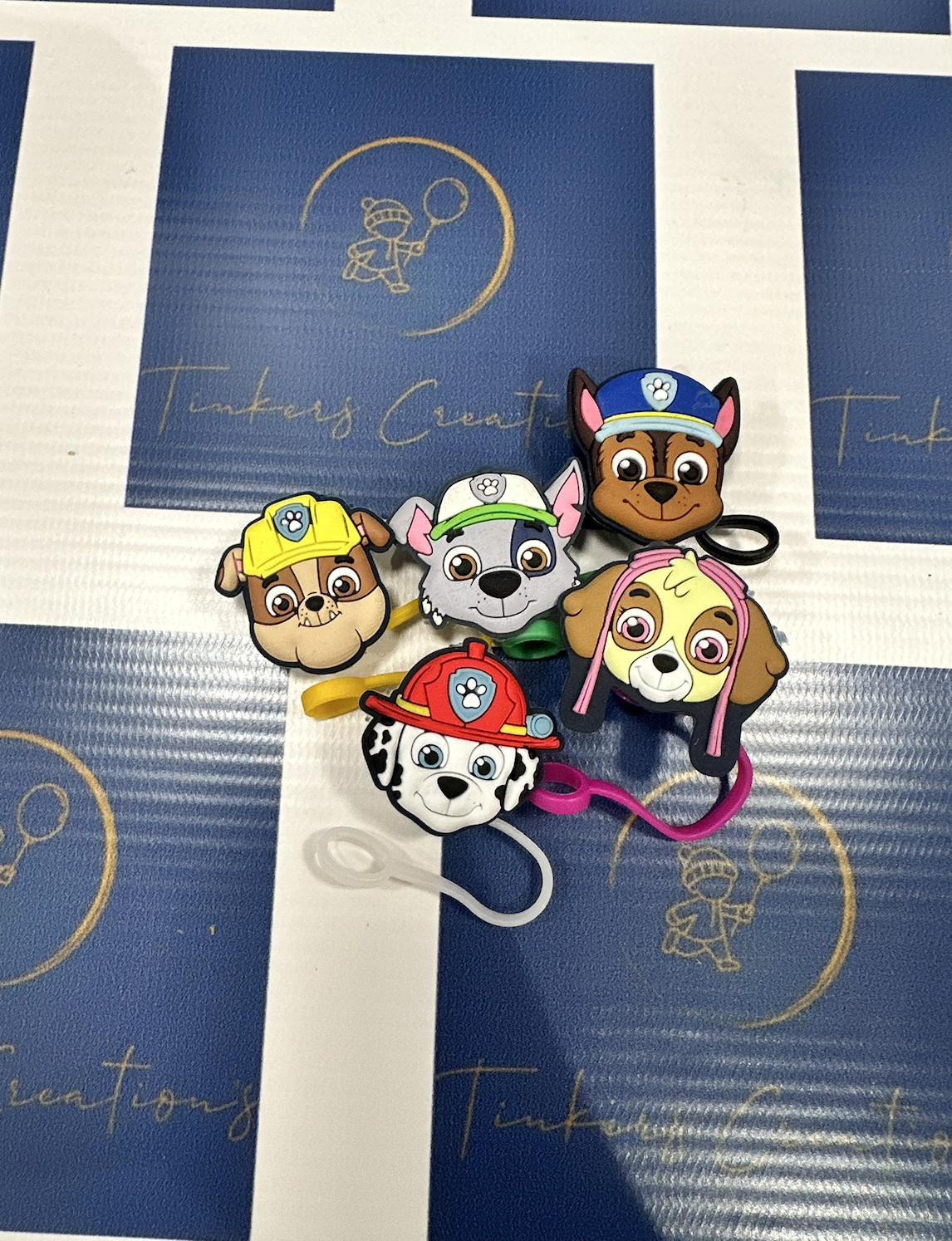 Paw Patrol Straw Toppers