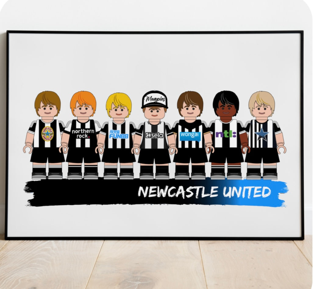 Lego & Starwars Football Print