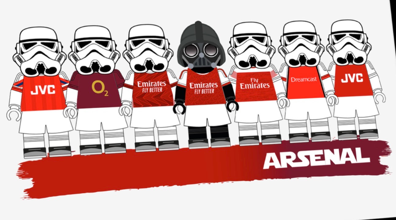 Starwars Football Prints