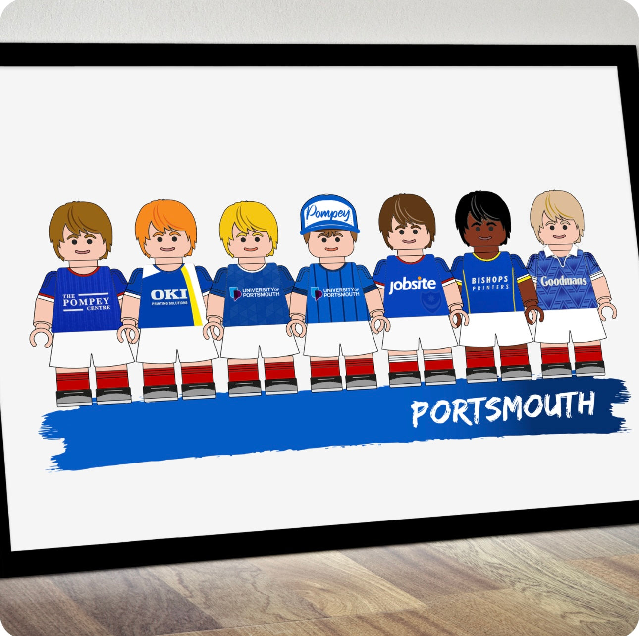 Lego & Starwars Football Print