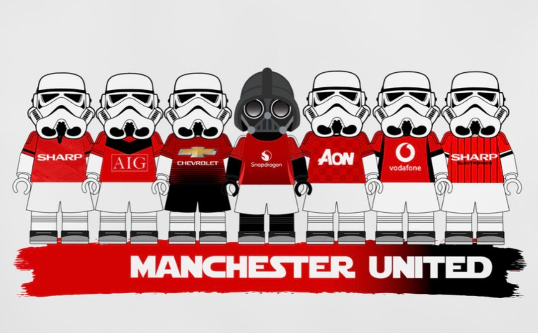 Starwars Football Prints