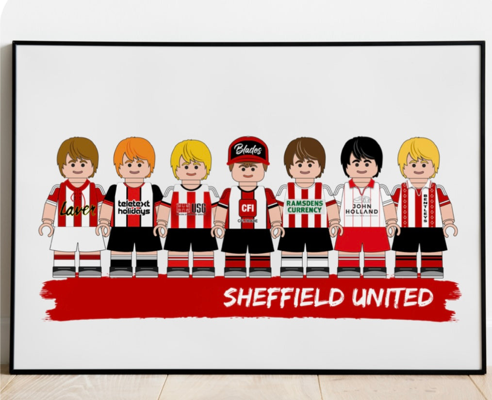 Lego & Starwars Football Print