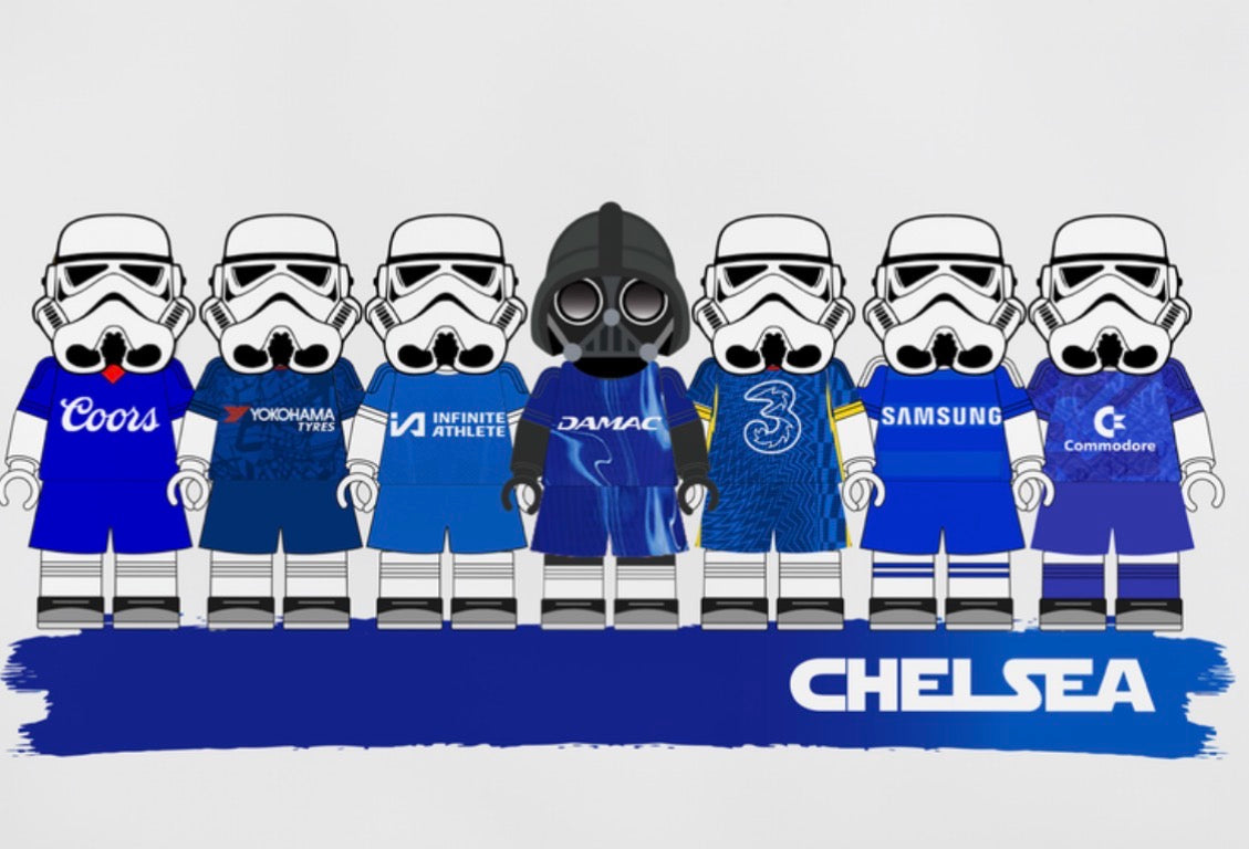 Starwars Football Prints