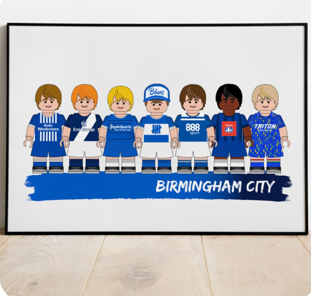 Lego & Starwars Football Print