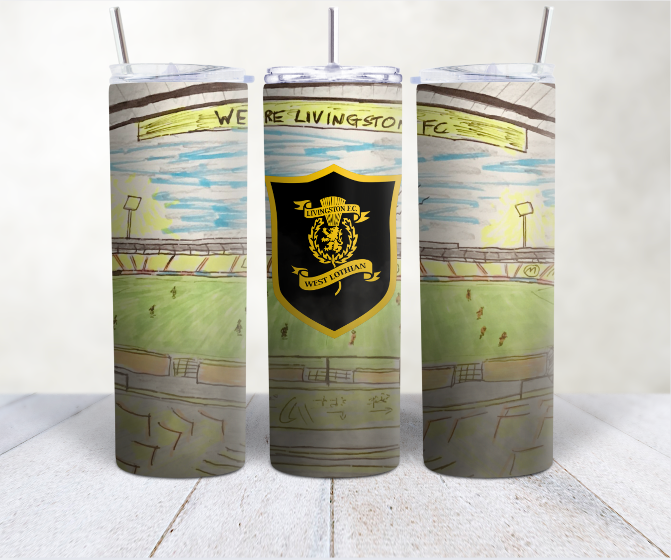 Scottish 20oz Football Tumblers