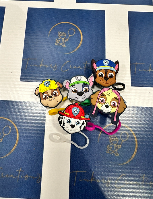 Paw Patrol Straw Toppers